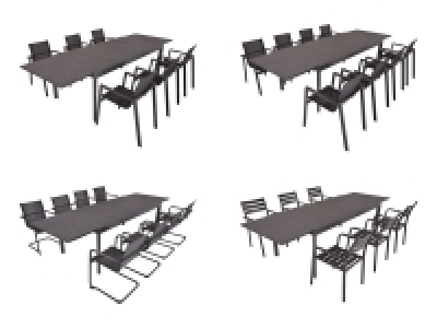 Garden Pleasure Gartenset »NEREA«, mit Ausziehtisch 1,777.84 €
