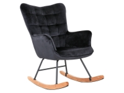 byLIVING Schaukelstuhl »Richie«, mit Ziersteppung, schwarz 224.79 €