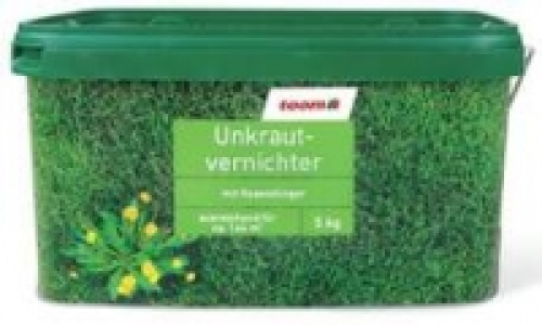 Rasendünger mit Unkrautvernichter