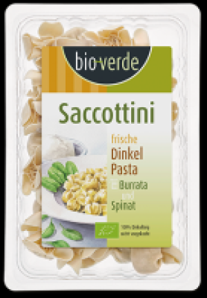 bio-verde Dinkel Saccottini mit Burrata- und Spinat-Füllung 3.27 €