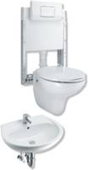 Stand-WC-Komplettset (o. Abb.)