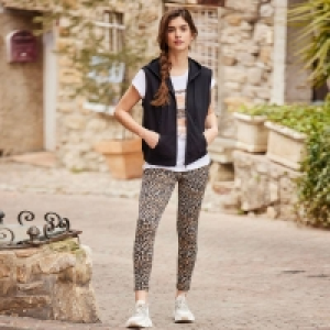 Damen-Leggings mit Leo-Muster 4.19 €
