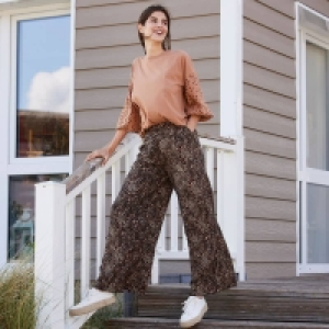 Damen-Palazzohose mit Leo-Muster 6.99 €