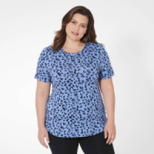 Damen-T-Shirt mit Leo-Muster, große Größen 5.59 €