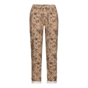 NKD  Damen-Stoffhose mit Blatt-Design
