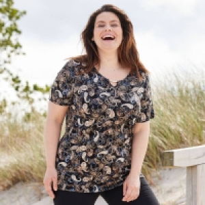 Damen-T-Shirt mit Paisley-Muster, große Größen 5.59 €