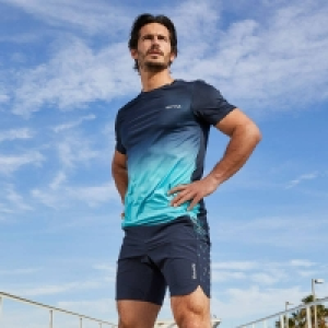 Herren-Trainings-Bermudas mit gemustertem Einsatz 5.59 €