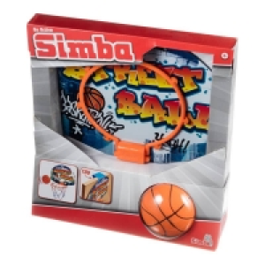 NKD  Simba Indoor-Basketball-Korb mit Ball, Ø ca. 15cm