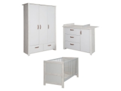 Lidl Roba roba Kinderzimmerset »Mila« - Bett, Wickelkommode, Schrank