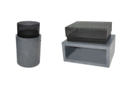 Kamino Flam Feuerstelle, inkl. Metall-Funkenschutzgitter, grau/anthraz 142.14 €