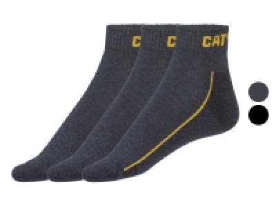 Lidl Caterpillar Caterpillar Herren Arbeitssocken, 3 Paar, mit CORDURA® in Zehen- und F