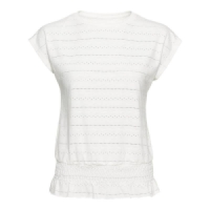 Damen-T-Shirt mit A-Jour-Muster 15.99 €