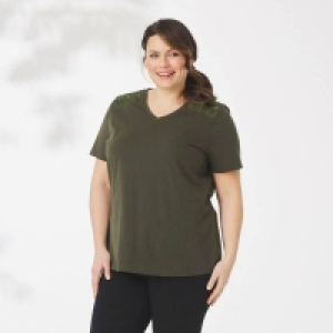 Damen-T-Shirt mit Schulterstickerei, große Größen 15.99 €