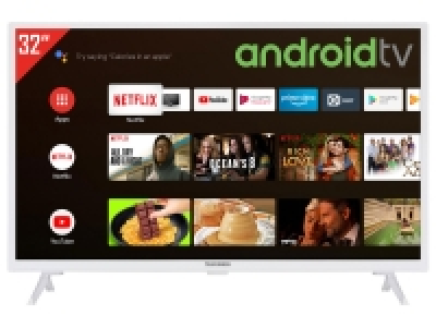 TELEFUNKEN XF32AK600-W 32 Zoll Fernseher / Smart TV (Full HD, HDR, Tri