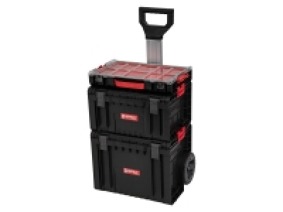 Lidl Qbrick System Qbrick System Werkzeugwagen-Set »PRO Organizer 100 + RRO Toolbox + PRO