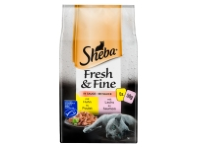 Lidl Sheba Sheba Katzennassnahrung Fresh & Fine in Sauce mit Huhn und Lachs Multi