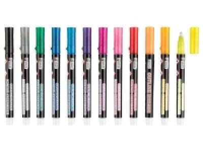 UNITED OFFICE Fasermaler Outliner, 12er