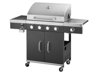 Lidl Grillmeister GRILLMEISTER Gasgrill, 4 plus 1 Brenner, 19,7 kW