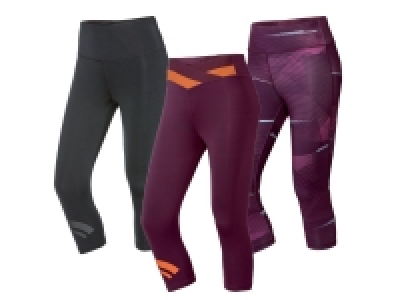 crivit Damen Funktionscapri, schnelltrocknend und feuchtigkeitsableite