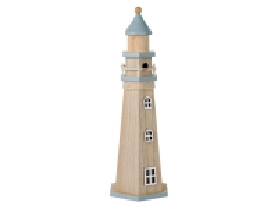 Pureday LED-Objekt »Leuchtturm«, batteriebetrieben, mit blau-grauem De