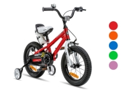 Lidl Royal Baby Royal Baby BMX Kinderfahrrad mit Handbremse, Rücktrittbremse, Stützräd