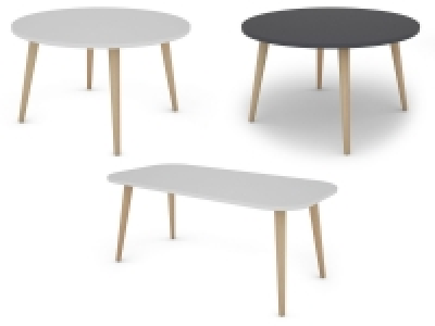 byLIVING Couchtisch »Lasse«, skandinavisches Design, mit Melaminbeschi
