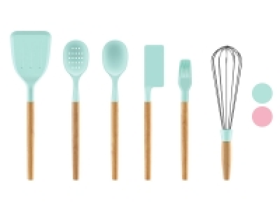 ERNESTO Küchenhelfer-Set, mit Bambusgriff, 6-teilig