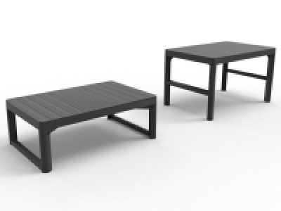 Keter Allibert Tisch »Lyon«, höhenverstellbar von 40 bis 66 cm, aus Po