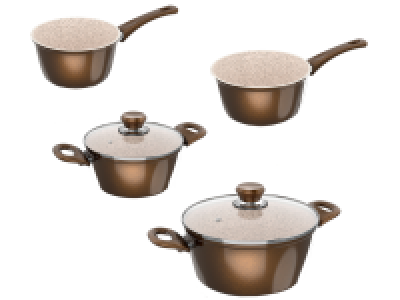 Genius Cerafit Granit Genius Topf-Set »Cerafit Granit«, 6-teilig, Anti