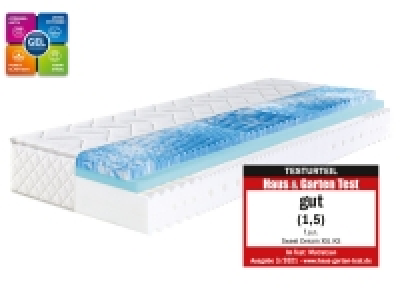 Lidl F.a.n. f.a.n. 7-Zonen-Kaltschaummatratze »Sweet Dream XXL«, mit Gelschaum-Top