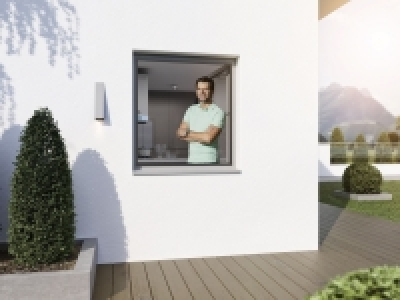 wip Super Slim Rahmenfenster, Komplettbausatz, ohne Bohren, 4,3 mm Ein