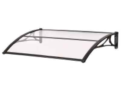 Superroof Vordach »London 1400«, Pultvordach mit transparenter Verglas