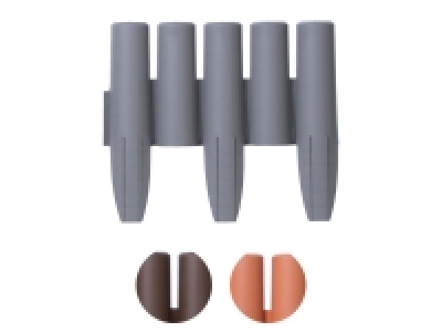 Prosperplast Rasenkante «Palisada», 10er Set, Beeteinfassung mit Gesam