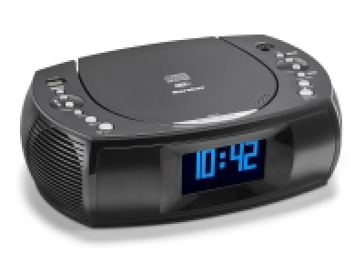 Karcher UR 1309D DAB+ Radiowecker mit CD Player - Dual Alarm - USB Cha