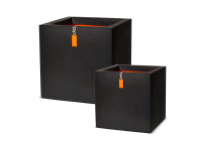 Lidl Capi Europe Capi Europe Blumentopf »Smooth«, quadratisch, schwarz, 30x30 cm oder 4