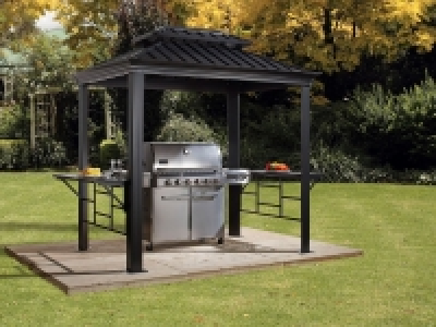 SOJAG Canada Pavillon »Messina«, aus Aluminium und Stahl, mit Seitenab