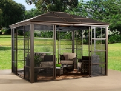 SOJAG Canada Pavillon »Castel«, aus Aluminium, inkl. Sonnensegel u. In