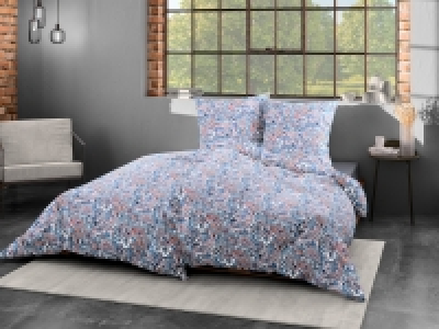 Lidl Bierbaum Bierbaum Mako-Satin Bettwäsche »Paisley«, Hellblau