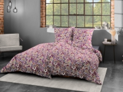 Lidl Bierbaum Bierbaum Mako-Satin Bettwäsche »Paisley«, Pink