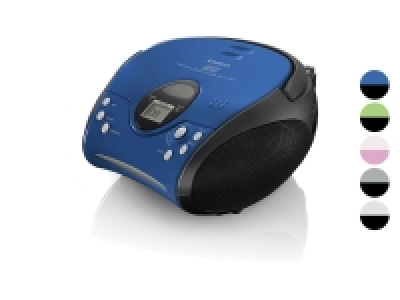Lenco SCD-24 CD-Radiorekorder mit Kopfhöreranschluss