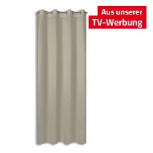 Verdunklungsvorhang - stein-grau - 140x235 cm