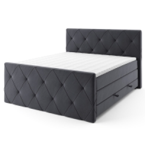 Boxspringbett - grau - H2 - mit Bettkasten - 180x200 cm 999.00 €