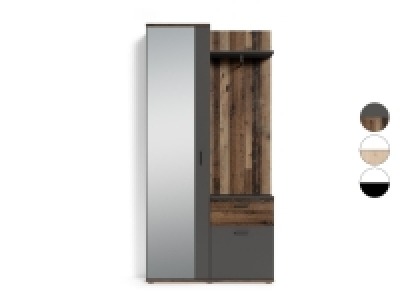 byLIVING Garderobe »Jakob«, zweifarbiges Design