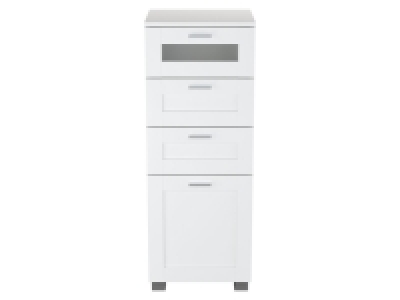 LIVARNO home Bad Kommode »Basel«, mit 4 Glasrahmenschubkästen 47.99 €