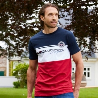 NKD  Herren-T-Shirt mit Farbblock-Design