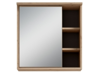 byLIVING Spiegelschrank »Wellness«, mit LED-Leiste, Artisan Eiche