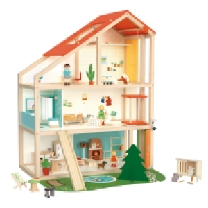 PLAYLAND XXL-Puppenhaus mit Vollausstattung 49.99 €