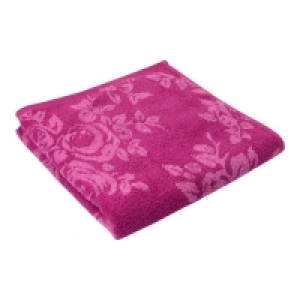 Duschtuch mit Jacquard-Blumenmuster, 70x140cm 15.99 €