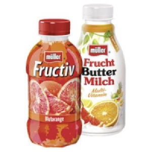 Müller Drink Fructiv oder Fruchtbuttermilch 0.69 €