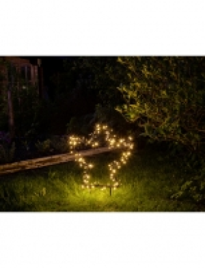 LED-Gartenstecker »Garden dlight«, engelsförmig, Höhe: 76 cm, netz